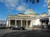 long room and colonade built in 1817, probably designed by Underwood, rotunda added in 1825-26, designed by J B Papworth