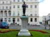 bronze statue erected in 1907, carved by RL Boulton and Sons of Cheltenham, cast by A B Burton of Thames Ditton