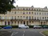 crescent of 35 terraced houses built in 1831-38 by architects R W and C Jearrad and completed by 1850