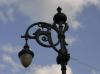 first lit in 1897, probably designed by Joseph Hall, cast by McDowall, Stevens and Company Ltd, London and Glasgow
