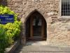 chapel built circa 1282; 3 19th century lancets and 2 19th century studded doors
