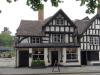 inn built in the 16th century with later additions; timber-frame and plaster