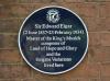 Sir Edward Elgar (1857-1934) plaque by Worcester Civic Society