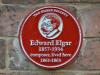Sir Edward Elgar (1857-1934) plaque by The Elgar Society