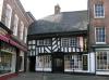 timber framed building dated 1577 for Richard Durant and William Blagden, jettied upper storey added in the 1670s
