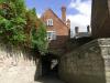 17th century house with 19th century alterations built on a 14th century gateway