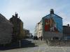 mural of traditional Morecambe fisherman circa 2008 by Graham Lowe