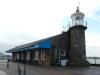 station built in 1853 to serve the Irish and Scottish ferries, lighthouse added shortly afterwards