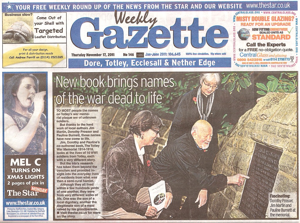 Weekly Gazette, 17 November 2011